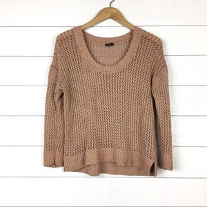 Club Monaco Open Stitch Knit Sweater